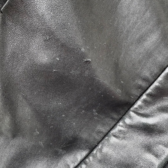 Women's Banana Republic Black Leather Jacket, Size Medium - Great Condition! - Picture 5 of 9